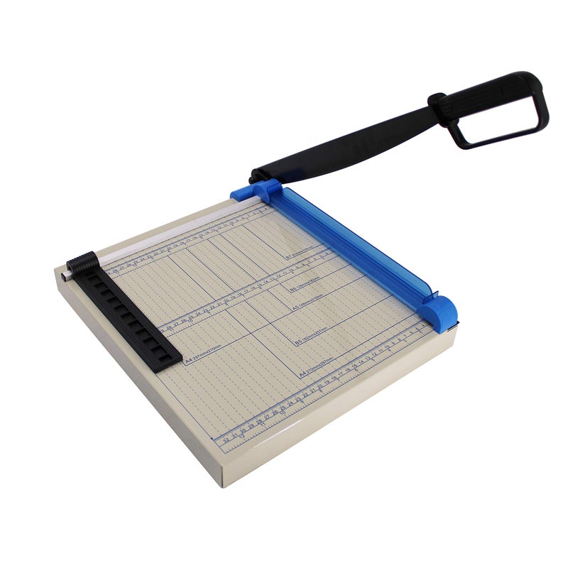 TEXALAN(R) 12" A4 Paper Cutter Multi-Purpose Trimmer for Metal Sheet, Leather, Plastic Sheet, Non-Woven Fabric, 12 Sheets 80-Gram Paper - Image 1